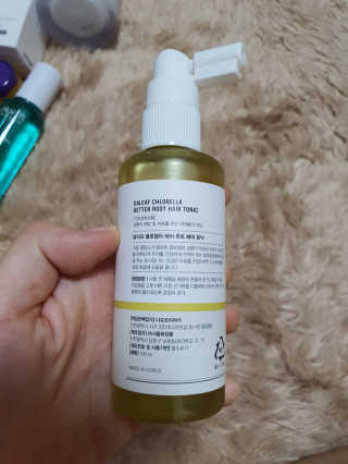 달리프 클로렐라 베러 루트 헤어토닉 100ml — 5점을 준 리뷰어가 2020년 1월 올린 사용 사진
