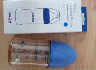 유비맘 PPSU 젖병 노꼭지_200ml_컬러 랜덤 발송 — 2.5점을 준 리뷰어가 2020년 1월 올린 사용 사진