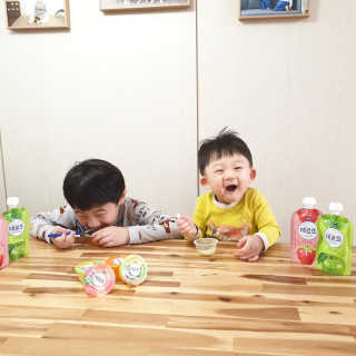 데르뜨 떠먹는 과일 3종, 짜먹는 과일 2종 총 10개 체험 — 5점을 준 리뷰어가 2020년 3월 올린 사용 사진