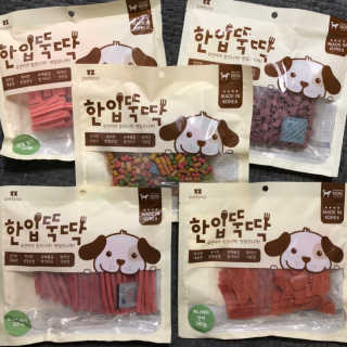 펫토리아 한입뚝딱 국내산 강아지간식 BEST 5종 — 4.5점을 준 리뷰어가 2019년 5월 올린 사용 사진