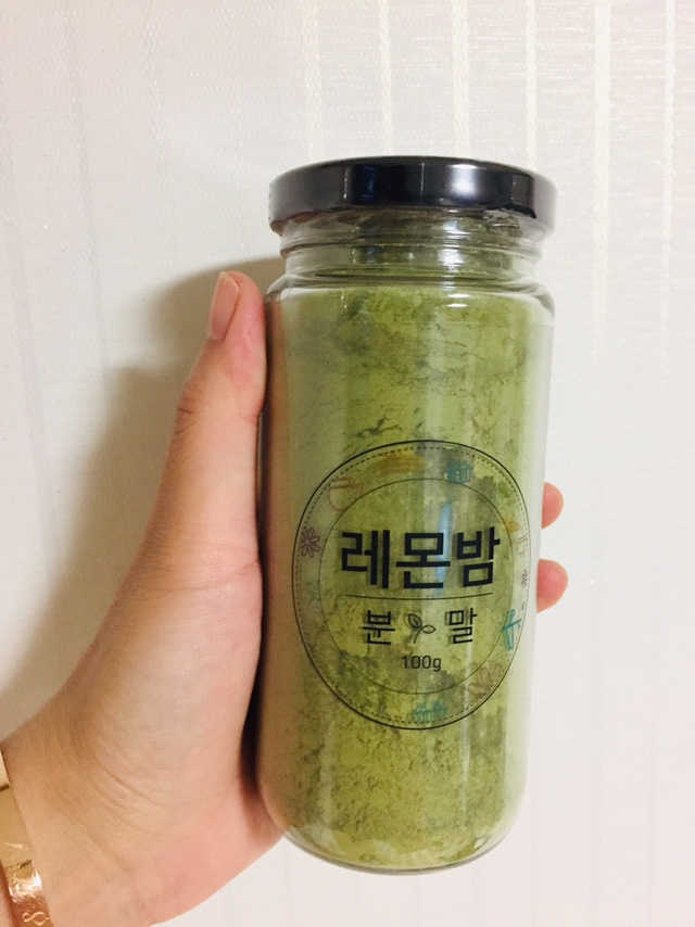 국내산 레몬밤 분말 리뷰 사진