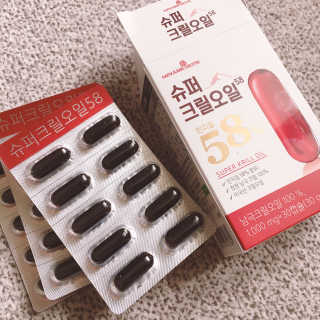 메이준뉴트리 슈퍼 크릴 오일58 1000mg x 30캡슐 — 4점을 준 리뷰어가 2020년 2월 올린 사용 사진