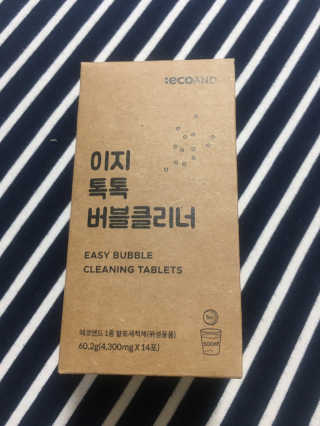 [에코앤드]이지톡톡 버블클리너 1종세척제 — 5점을 준 리뷰어가 2019년 10월 올린 사용 사진