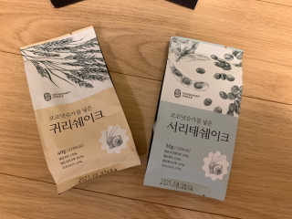 [착한습관]건강한 한끼, 귀리 쉐이크와 서리태 쉐이크 — 4.5점을 준 리뷰어가 2019년 9월 올린 사용 사진