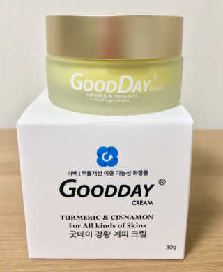 GoodDay Skincare GoodDay 강황 크림 — 3점을 준 리뷰어가 2019년 6월 올린 사용 사진
