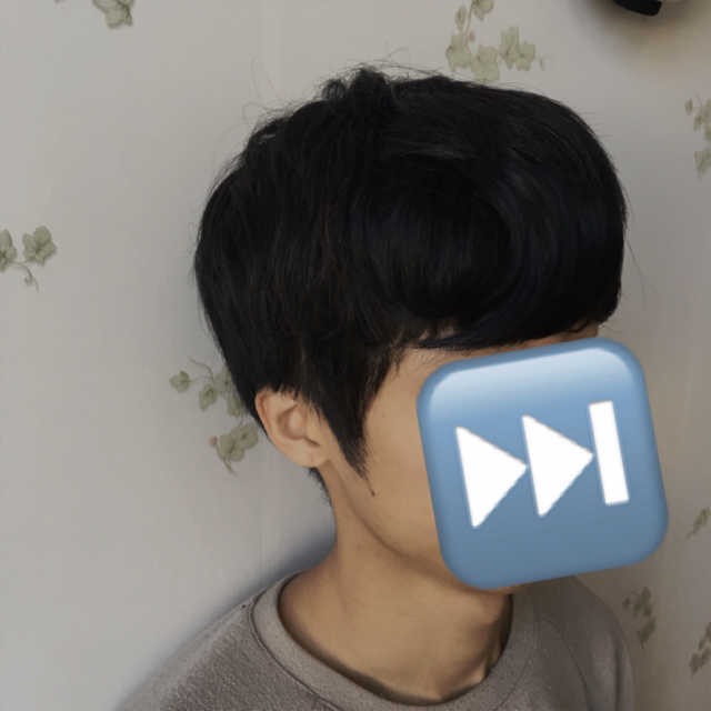 남자소프트웨이브 남자 앞머리가발 리뷰 사진