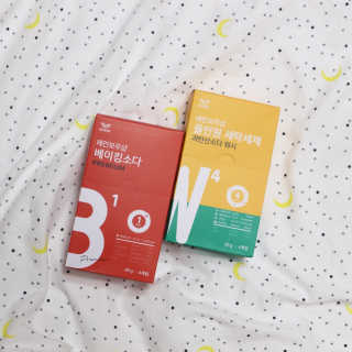 레인보우샵 올인원세탁세제,베이킹소다 스틱포6개입+세탁조클리너 — 4.17점을 준 리뷰어가 2018년 4월 올린 사용 사진