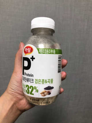 하림 P+ 닭가슴살 프로틴 쉐이크 — 5점을 준 리뷰어가 2019년 6월 올린 사용 사진