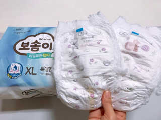 보솜이 리얼코튼 팬티형 — 4점을 준 리뷰어가 2019년 3월 올린 사용 사진