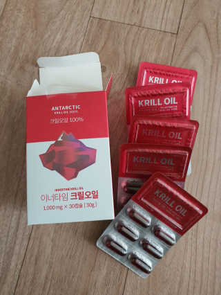 이너블릭 이너타임 크릴오일 — 4점을 준 리뷰어가 2019년 12월 올린 사용 사진