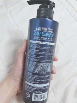 다슈코리아 다슈 데일리 단백질 한방 두피 골드 샴푸 500ml — 5점을 준 리뷰어가 2019년 9월 올린 사용 사진