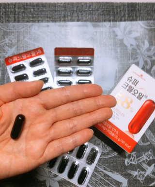 메이준뉴트리 슈퍼 크릴 오일58 1000mg x 30캡슐 — 5점을 준 리뷰어가 2020년 2월 올린 사용 사진