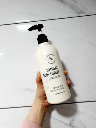 (주)에네스티 내추럴 촉촉  오트밀 바디로션 500ml — 4.5점을 준 리뷰어가 2020년 3월 올린 사용 사진