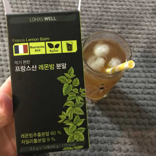 로하스웰 프랑스산 레몬밤 분말 — 5점을 준 리뷰어가 2018년 6월 올린 사용 사진