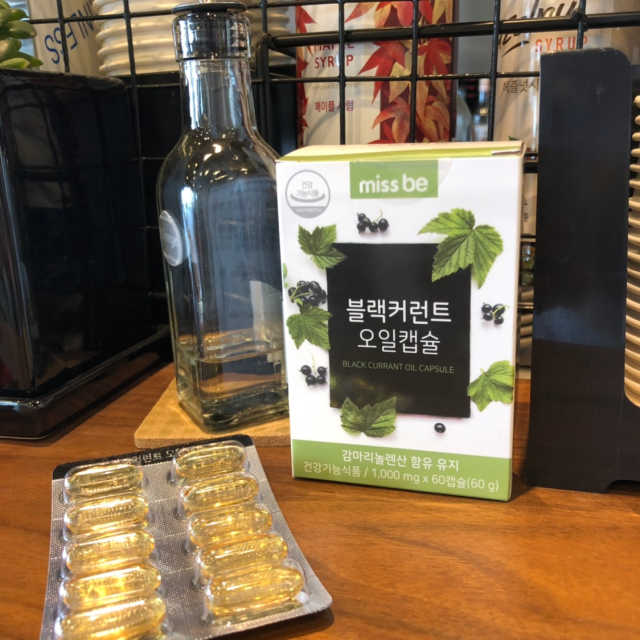 미스비 블랙커런트 오일캡슐 리뷰 사진