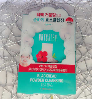 비알티씨 V10 파우더 클렌징 티백 2종 — 5점을 준 리뷰어가 2019년 2월 올린 사용 사진