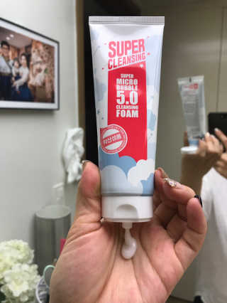 미팩토리 슈퍼 마이크로 버블 5.0 클렌징 폼 X 2EA — 5점을 준 리뷰어가 2019년 5월 올린 사용 사진