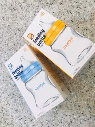 유비맘 신생아젖병 120ml 트리플팩_ 젖꼭지 포함 — 3.5점을 준 리뷰어가 2020년 3월 올린 사용 사진