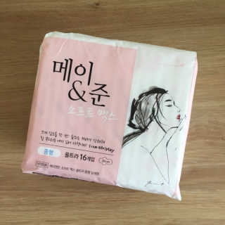 메이앤준 소프트맥스 생리대 — 5점을 준 리뷰어가 2019년 4월 올린 사용 사진