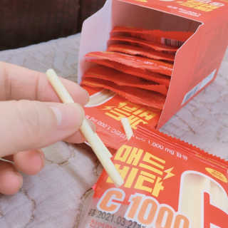 매드비타C 1000 — 4점을 준 리뷰어가 2019년 4월 올린 사용 사진