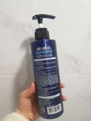 다슈코리아 다슈 데일리 단백질 한방 두피 골드 샴푸 500ml — 5점을 준 리뷰어가 2020년 3월 올린 사용 사진