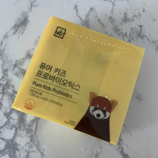 네츄럴굿띵스 퓨어 키즈 프로바이오틱스 60포 — 4.5점을 준 리뷰어가 2019년 5월 올린 사용 사진