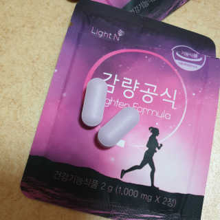[감량공식] 다이어트 건강기능식품 — 5점을 준 리뷰어가 2019년 12월 올린 사용 사진