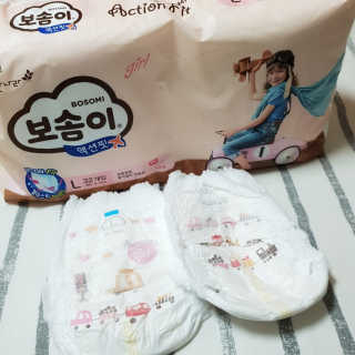 보솜이 액션핏 팬티형 — 4점을 준 리뷰어가 2019년 3월 올린 사용 사진