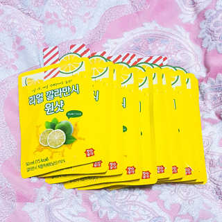 장수농가 리얼깔라만시 원샷 50ml 10팩+보틀 — 4점을 준 리뷰어가 2019년 6월 올린 사용 사진