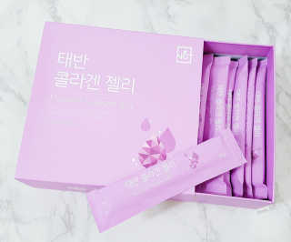 네츄럴굿띵스 태반 콜라겐 젤리 15포 — 4점을 준 리뷰어가 2018년 12월 올린 사용 사진