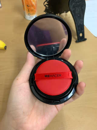리하셀 아우라 쿠션 팩트 21호,23호 SPF50+ PA++++ — 3점을 준 리뷰어가 2019년 10월 올린 사용 사진