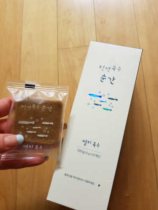 천연육수 순간 — 5점을 준 리뷰어가 2020년 2월 올린 사용 사진