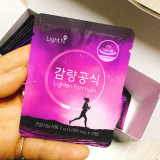 [감량공식] 다이어트 건강기능식품 — 4.5점을 준 리뷰어가 2019년 12월 올린 사용 사진