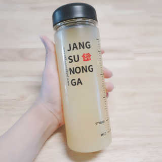 장수농가 리얼깔라만시 원샷 50ml 10팩+보틀 — 5점을 준 리뷰어가 2019년 5월 올린 사용 사진