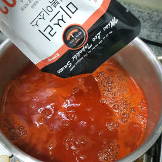 미쓰리떡볶이 just 10 min 패키지 — 5점을 준 리뷰어가 2018년 5월 올린 사용 사진