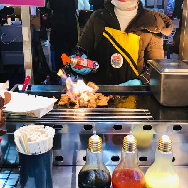 [제주삼촌수제떡갈비]제주동문시장의 명물 수제떡갈비 리뷰 사진