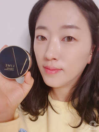 라임코스메틱 V 콜라겐 앰플 쿠션 — 5점을 준 리뷰어가 2020년 1월 올린 사용 사진