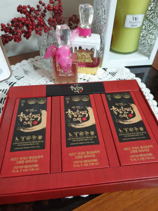 메이준뉴트리 박경호의 홍삼활력스틱 10ml x 30포 — 4.5점을 준 리뷰어가 2020년 2월 올린 사용 사진