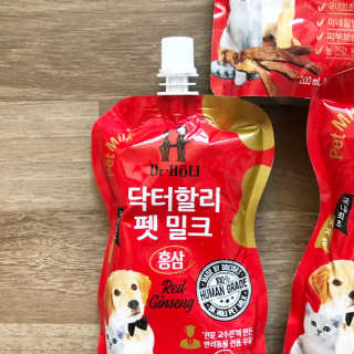 닥터할리펫밀크 8종 — 4.5점을 준 리뷰어가 2019년 10월 올린 사용 사진