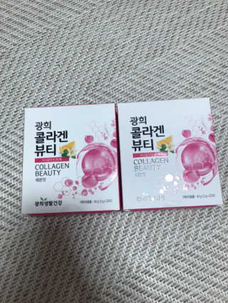 광희생활건강 광희 콜라겐뷰티 — 5점을 준 리뷰어가 2019년 12월 올린 사용 사진