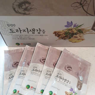 [하이헬스] 환절기에 좋은 참진한 도라지생강즙 30포 — 5점을 준 리뷰어가 2019년 11월 올린 사용 사진