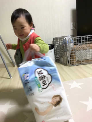 보솜이 리얼코튼 팬티형 — 5점을 준 리뷰어가 2019년 3월 올린 사용 사진