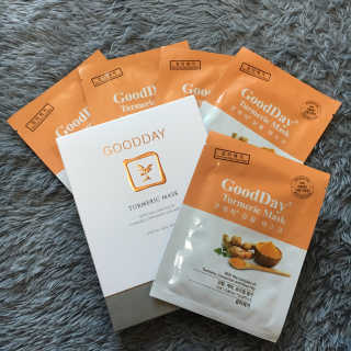 GoodDay Skincare GoodDay 강황 마스크 — 4점을 준 리뷰어가 2020년 2월 올린 사용 사진