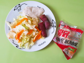 팀닭 닭가슴살, 닭가슴살 소시지, 치킨스테이크 패키지 — 4점을 준 리뷰어가 2016년 8월 올린 사용 사진
