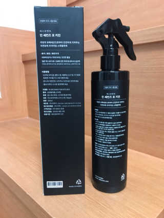 PEACE MOMENT 피스모먼트 인세컨즈포키친 320mL 천연살균소독제 — 5점을 준 리뷰어가 2019년 2월 올린 사용 사진