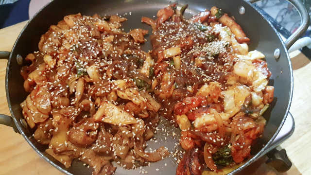 [총각네곱창과닭갈비] 공팔리터 세트 리뷰 사진