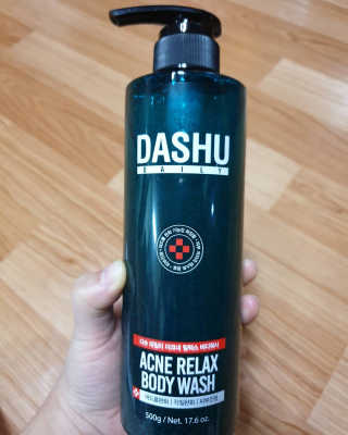 다슈코리아 다슈 데일리 아크네 릴렉스 바디워시 500ml — 4.5점을 준 리뷰어가 2019년 11월 올린 사용 사진