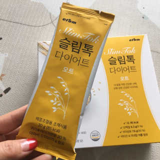 [이롬] 슬림톡 다이어트（오트or깔라만시 랜덤1종） — 3점을 준 리뷰어가 2019년 5월 올린 사용 사진