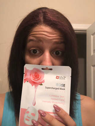 SNP Supercharged Mask_Rose Centifoli Flower — 4.5점을 준 리뷰어가 2019년 3월 올린 사용 사진