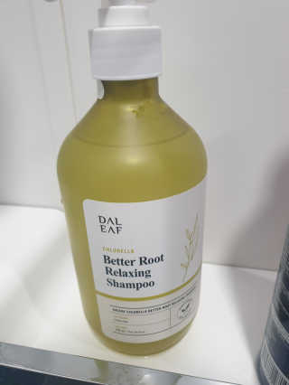 달리프 클로렐라 베러 루트 릴렉싱 샴푸 500ml — 1점을 준 리뷰어가 2020년 2월 올린 사용 사진